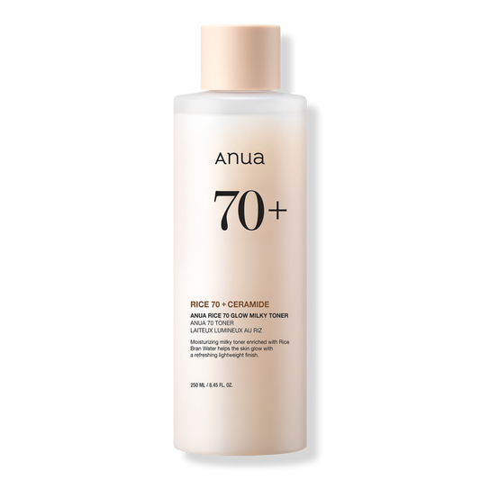 Anua Rice 70 Glow Milky Toner 250 ML Big size.