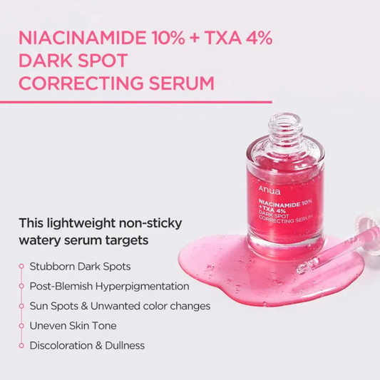 Anua Niacinamide 10% + TXA 4% Dark spot Correcting Serum 30 mL